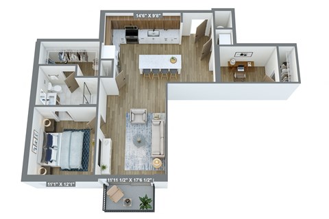 the 1190 floor plan  summit  460 sq ft